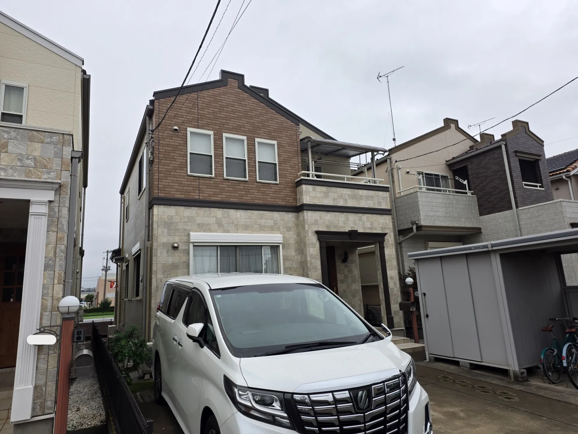 入間市下藤沢のカバー工法工事・外壁塗装工事施工事例