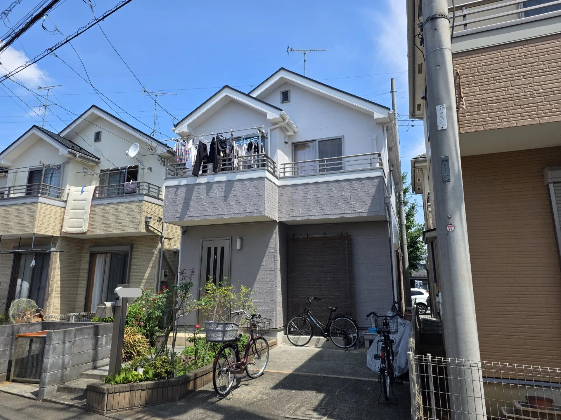 所沢市若狭の屋根・外壁塗装工事施工事例