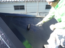 所沢市 屋根塗装リフォーム写真