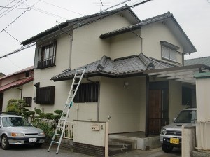 埼玉県日高市・屋根外壁リフォームビフォー写真