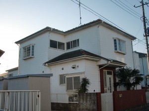 埼玉県行田市・屋根外壁塗装リフォームビフォー写真