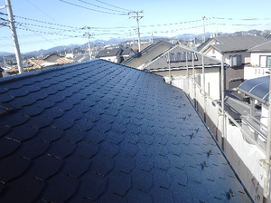 所沢市K様 屋根塗装リフォームアフター写真