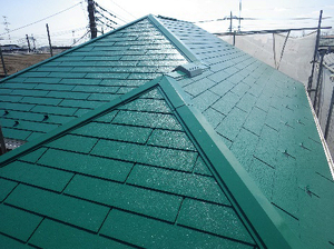 所沢市狭山ヶ丘横溝様屋根塗装アフター写真